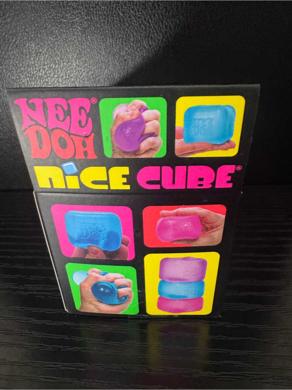 Schylling - Nee Doh Nice Cube Super Solid Squish - Purple - Picture 3 of 3